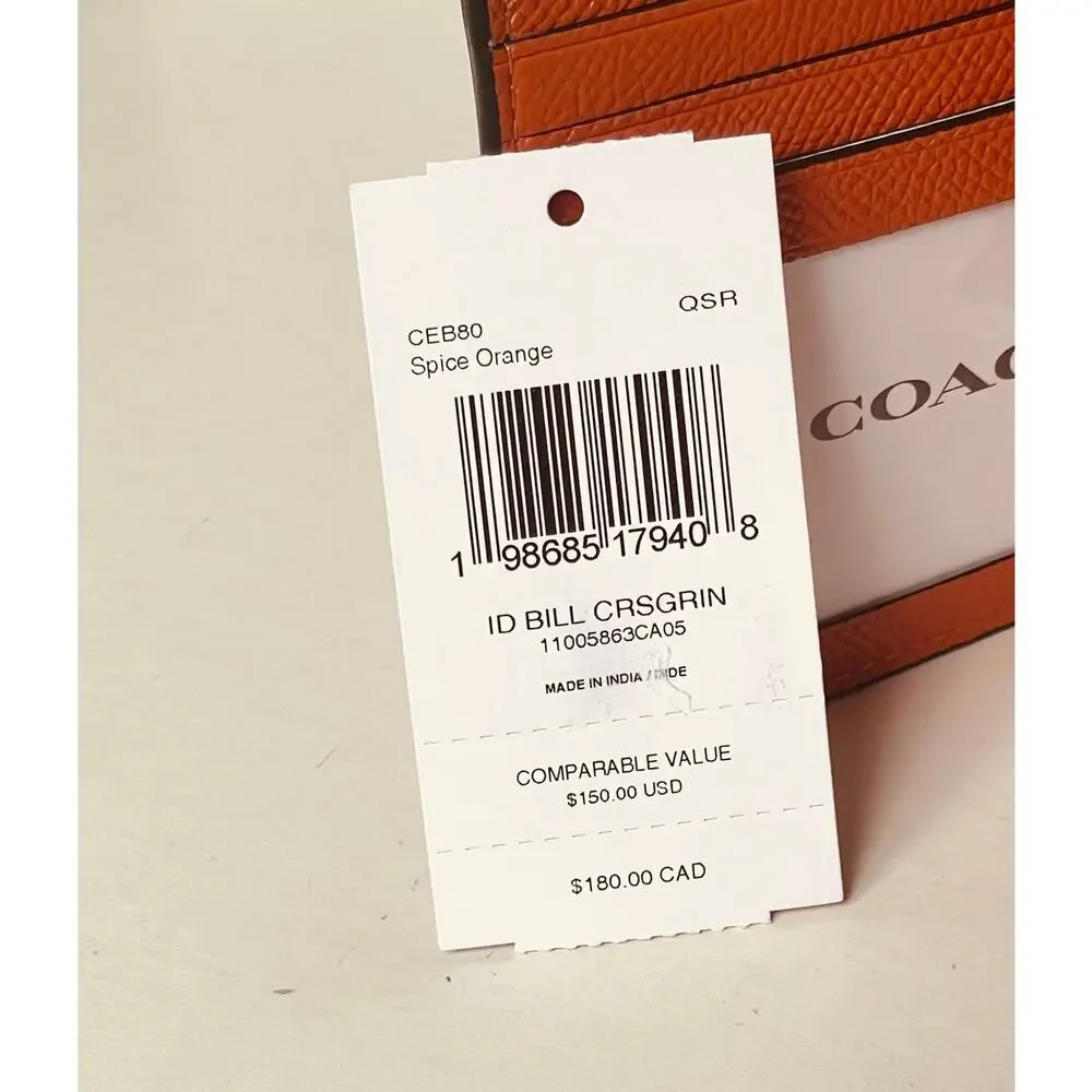 Coach id billfold